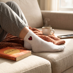 Wear Your Heart – Embroidered Heart Socks