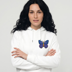 Flutter & Free – Embroidered Butterfly Hoodie