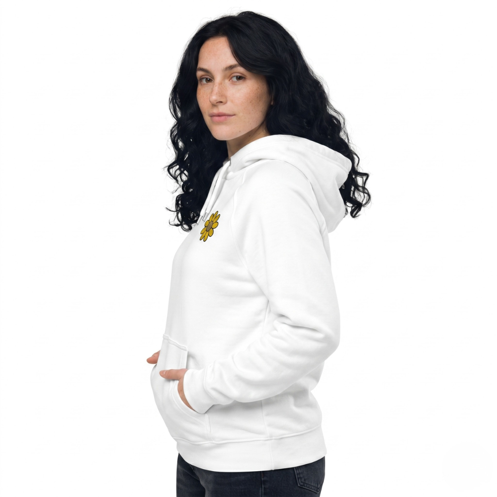 Golden Hour – Sunflower Embroidered Hoodie
