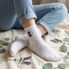 Honey Steps – Embroidered Bee Socks