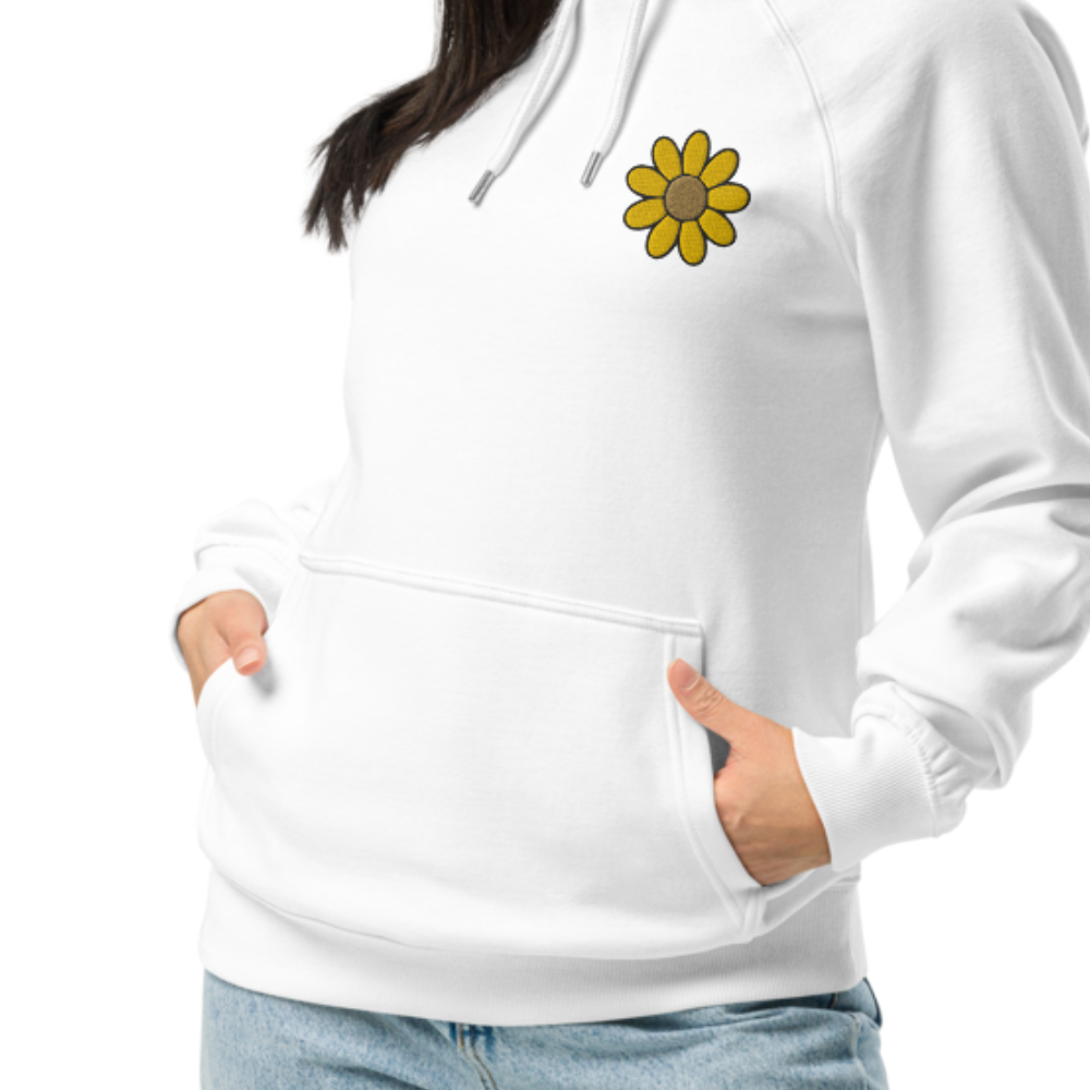 Golden Hour – Sunflower Embroidered Hoodie
