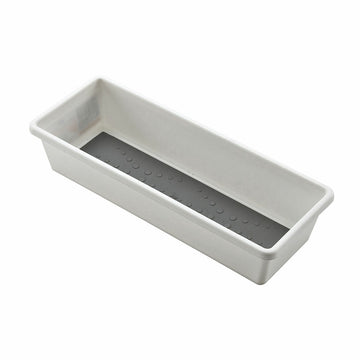 Drawer organiser Mondex Space System 23 x 7 x 5 cm White Plastic