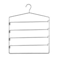 5-in-1 Multiple Trouser Hanger 5five Simply Smart Silver Light grey Iron 37 x 44,8 cm