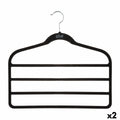 Multiple Trouser Hanger 5five Simply Smart Black Nylon ABS 44,8 x 41,5 cm Trousers