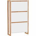 Shoe Rack White Oak 70 x 25 x 125 cm