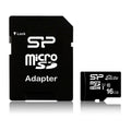 Micro SD Memory Card with Adaptor Silicon Power Elite 16 GB