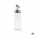 Cruet Quttin Transparent Silver Glass 5,5 x 5,5 x 20,5 cm (12 Units)