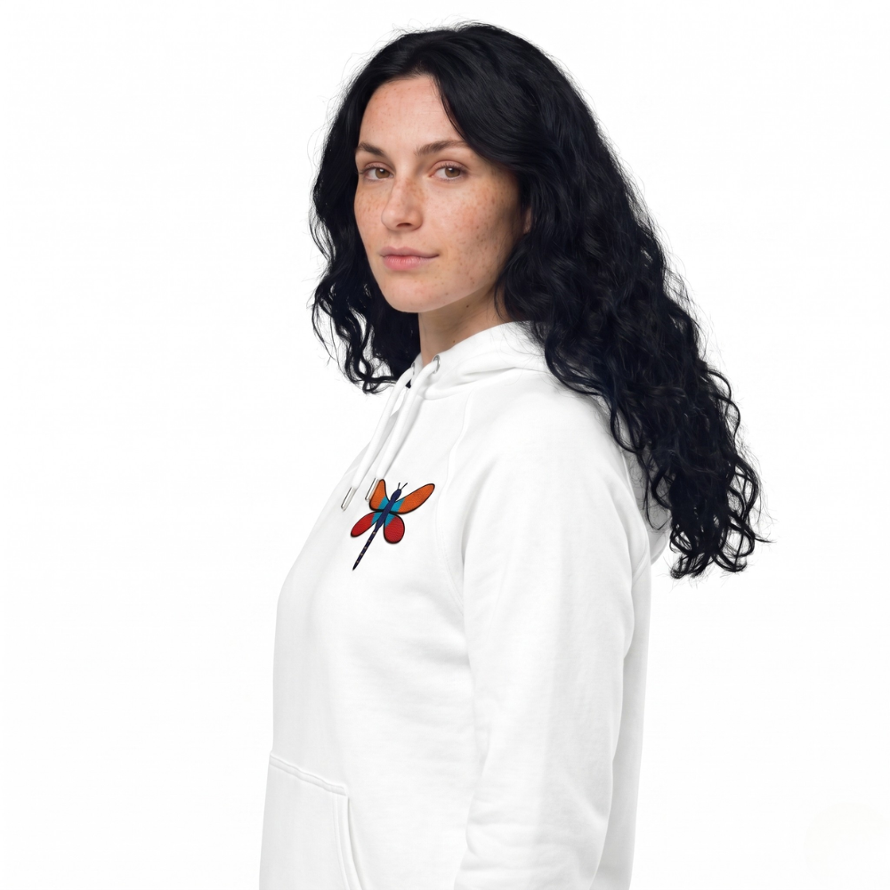 Wing & Wonder – Embroidered Dragonfly Hoodie