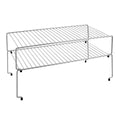 Kitchen Cupboard Organiser Metaltex Sky Metal 48 x 33 x 24 cm Stackable Kitchen (2 Units)