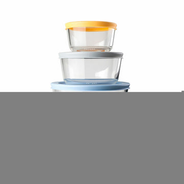 Set of 4 lunch boxes Ibili 689200 Transparent Plastic