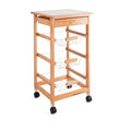 Multi-purpose Cart Quid Garbo Brown Wood 37 x 37 x 76 cm