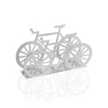 Napkin holder Versa White Metal Ceramic Steel Iron 4,5 x 9,5 x 16,5 cm Bicycle