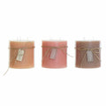 Candle DKD Home Decor (3 pcs) (12 x 12 x 12 cm)
