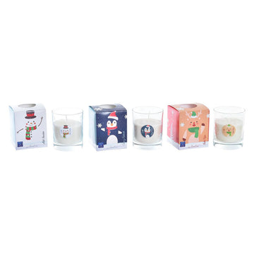 Candle DKD Home Decor Christmas Snow Doll (3 Units)