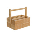 Cutlery basket DKD Home Decor Natural Bamboo 27 x 16,5 x 11,5 cm