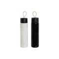 Thermal Bottle Home ESPRIT White Black 350 ml (2 Units)