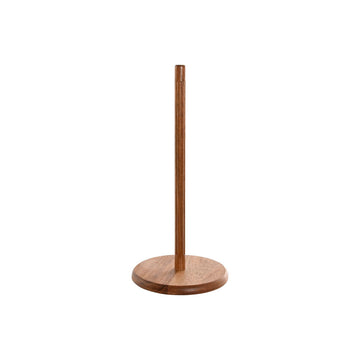 Kitchen Paper holder Home ESPRIT Natural Acacia 16,8 x 16,8 x 35,6 cm