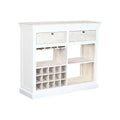 Bottle rack Home ESPRIT White 120 x 40 x 98 cm