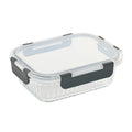 Lunch box Home ESPRIT Transparent polypropylene Borosilicate Glass 640 ml