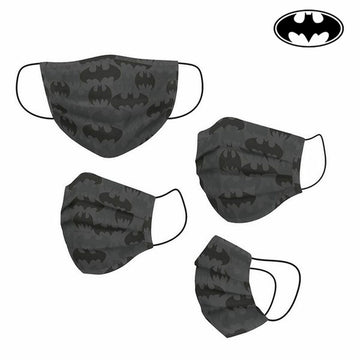 Hygienic Reusable Fabric Mask Batman Polyester (1 Unit)