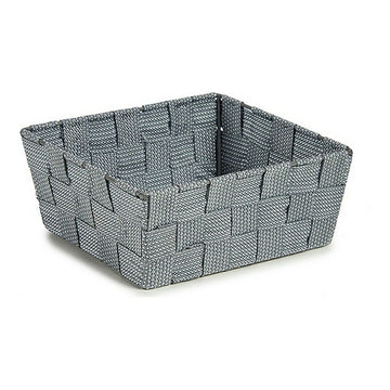 Basket Kipit A3-6929A9 Grey Cloth Braiding 18 x 8 x 21 cm