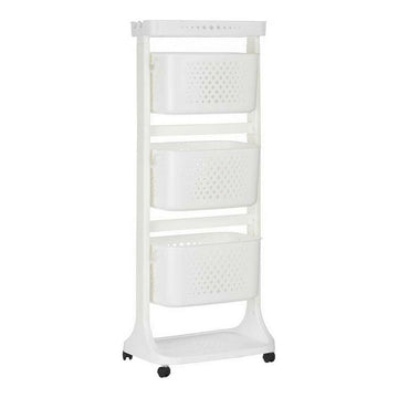 Vegetable trolley Kinvara TP-749 White polypropylene Plastic 33 x 112 x 41 cm