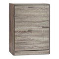 Shoe Rack Grey Particleboard (24 x 80 x 60 cm)