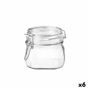 Glass Jar Bormioli Rocco Fido Transparent (6 Units)