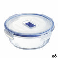 Hermetic Lunch Box Luminarc Pure Box Active 920 ml 15 x 7 cm Bicoloured Glass (6 Units)