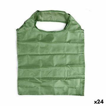 Folding Bag Kinvara HW424-1A White Brown Green Grey 42 x 40 cm (24 Units)