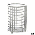 Pot for Kitchen Utensils Kinvara CN-W7728-2 CHROME Metal 12 x 16 x 12 cm (6 Units)