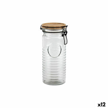 Glass Jar La Mediterránea ACACIA 1,3 L (12 Units)