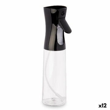 Oil or Vinegar Spray Bottle Kinvara 23HD062106 Black Transparent Polyethylene polypropylene polystyrene PET 300 ml 8 x 24 x 6 cm