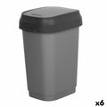 Waste bin Curver Dark grey Plastic 35 L (6 Units)
